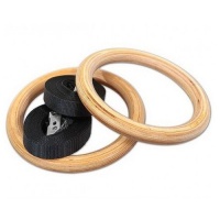 Гимнастические кольца Proxima деревянные  PGR-2403WD